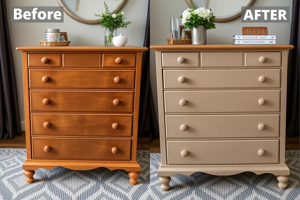 beginner cabinet refinishing before and after — Beginner Cabinet Refinishing Before And After